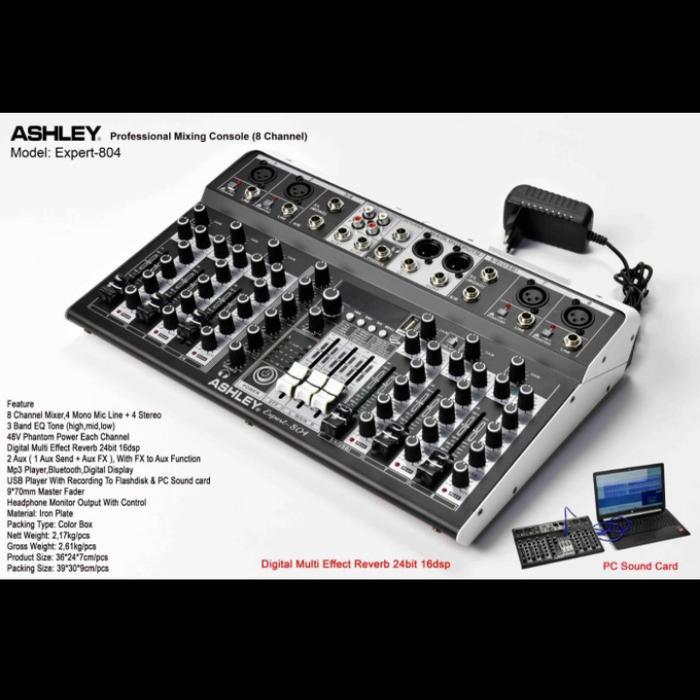 Mixer Audio Ashley Expert 804 Original 8 Channel Expert804
