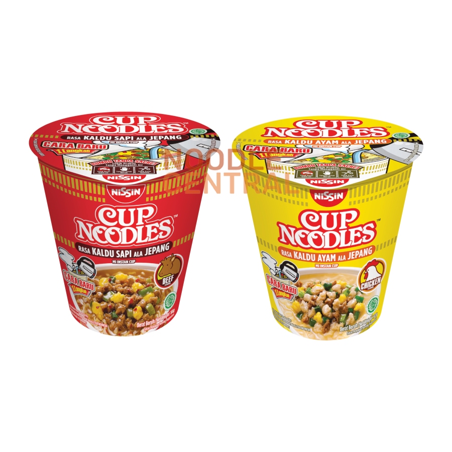 

Nissin - Cup Noodles Instan Japanese varian Ayam Sapi