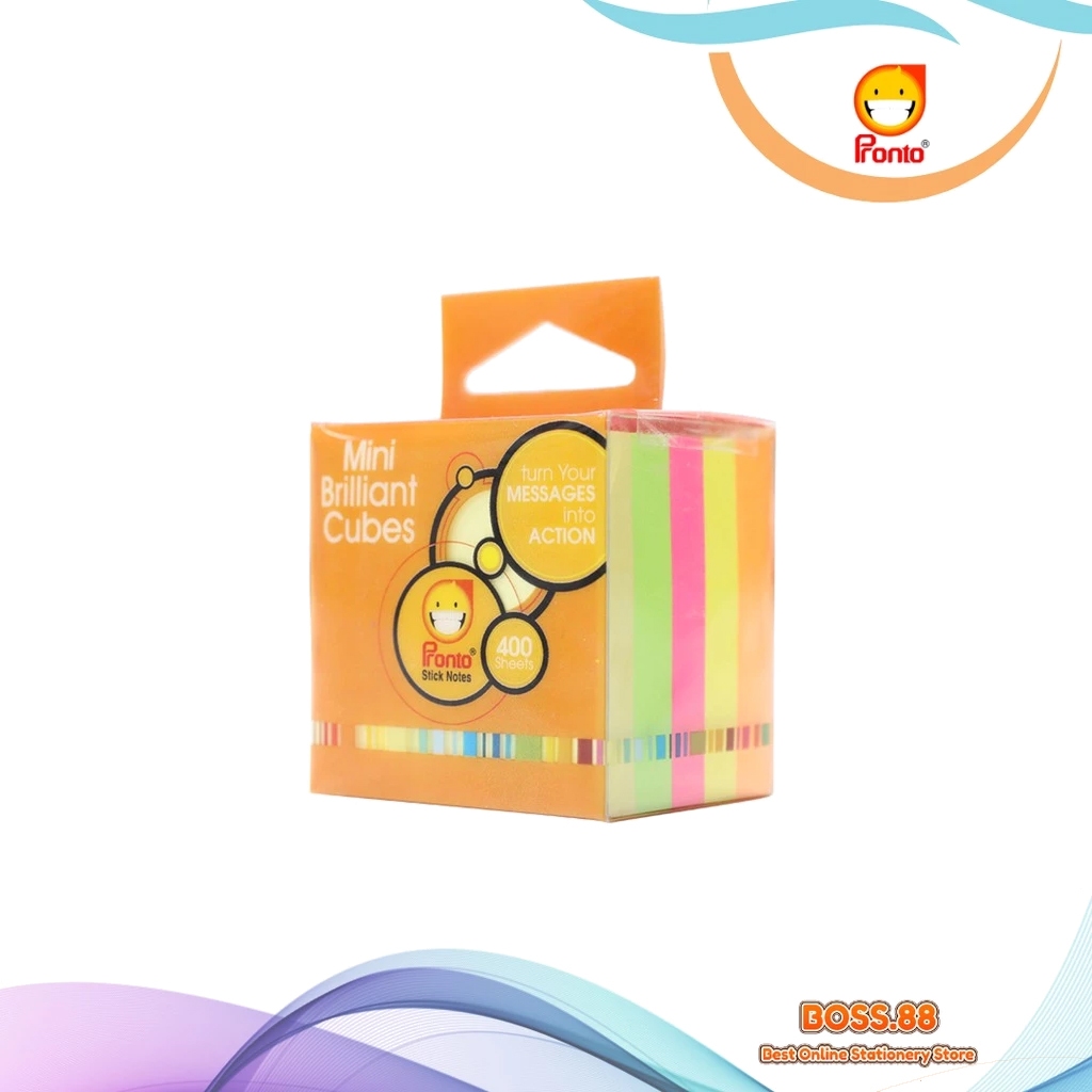 

STICK NOTE PRONTO MINI BRILLIANT CUBE 50X50 (1 PCS)
