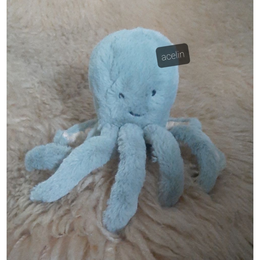 JellyCat London Rare Bobbie Octopus baby original-Tinggi-+25cm