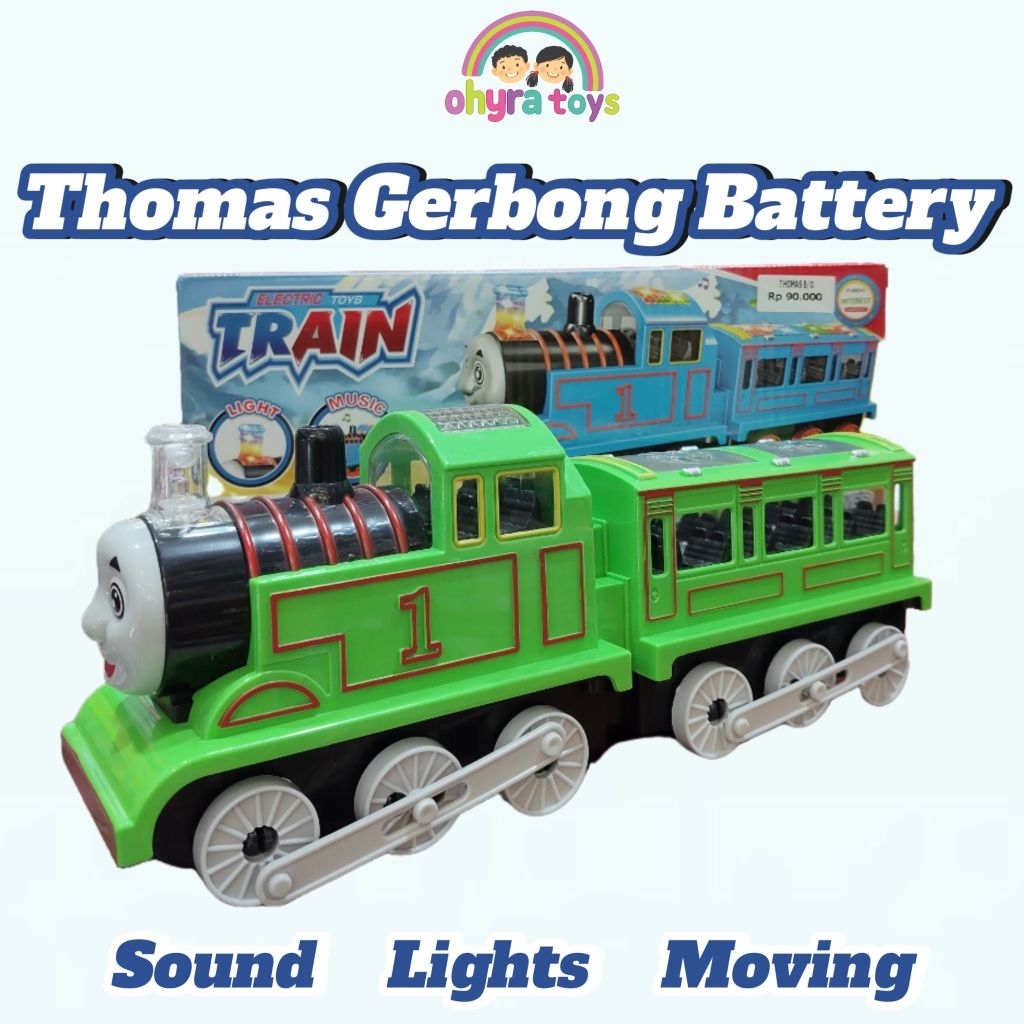 Mainan Anak Thomas Kereta Thomas Robot Bisa Berubah Lengkap Suara Lampu