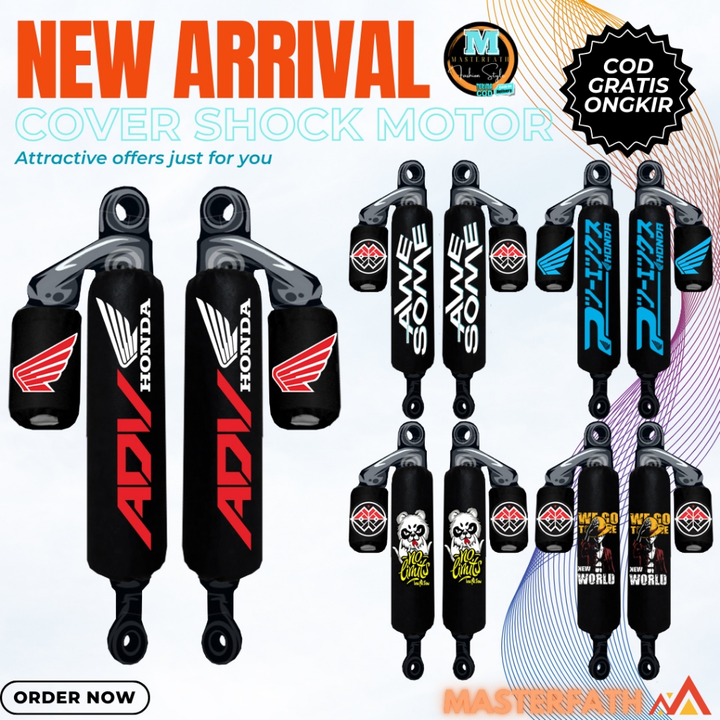 Sarung shock PCX / cover shockbreaker sarung sok shok belakang motor sepasang PCX 160, PCX 150, ADV 