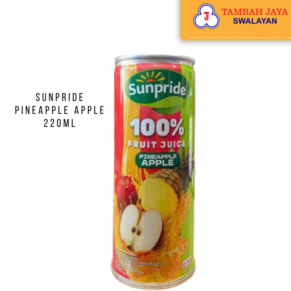 

SUNPRIDE Fruit Juice Pineapple Apple 220ml