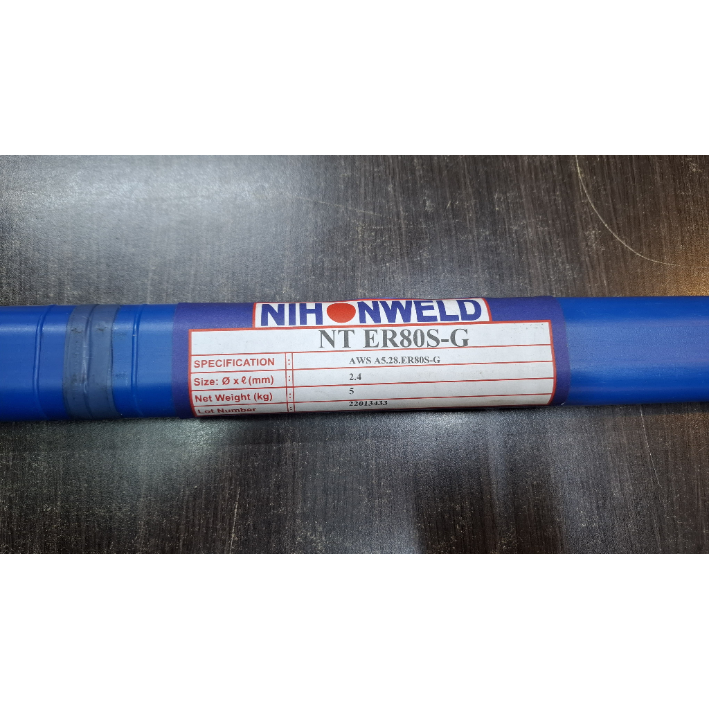 Kawat Las ER80S-G Diameter 2.4mm Nihonweld Tig Argon