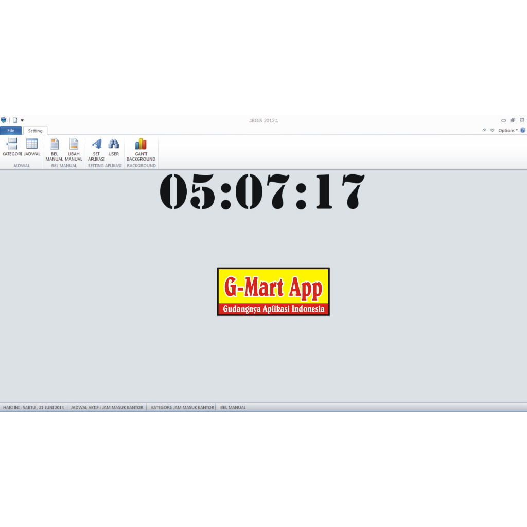 Promo Aplikasi Bell Sekolah Otomatis