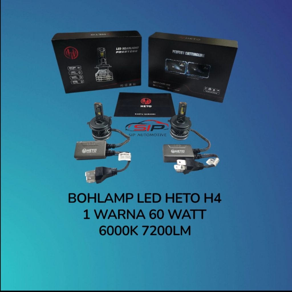 Bohlamp led utama /lampu led mobil 1 warna 60 watt H4 H11 Hb3 Hb4 H1 H7