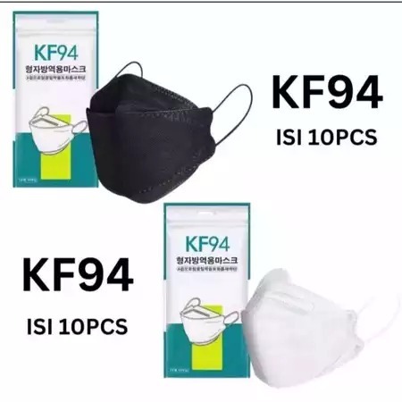 Masker KF94 - Masker KF94 Hitam | Masker KF94 Putih | KF94 Masker | Masker Korea