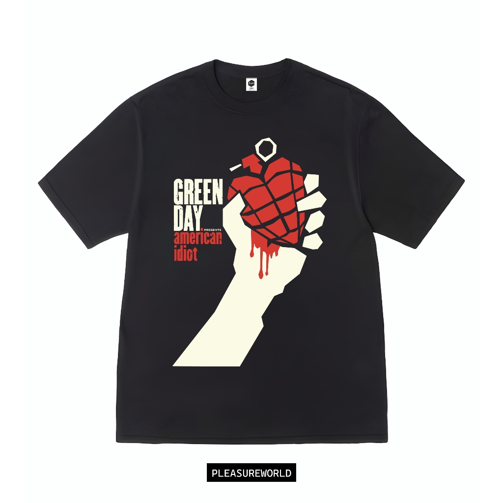 Kaos Green Day - American Idiot Logo