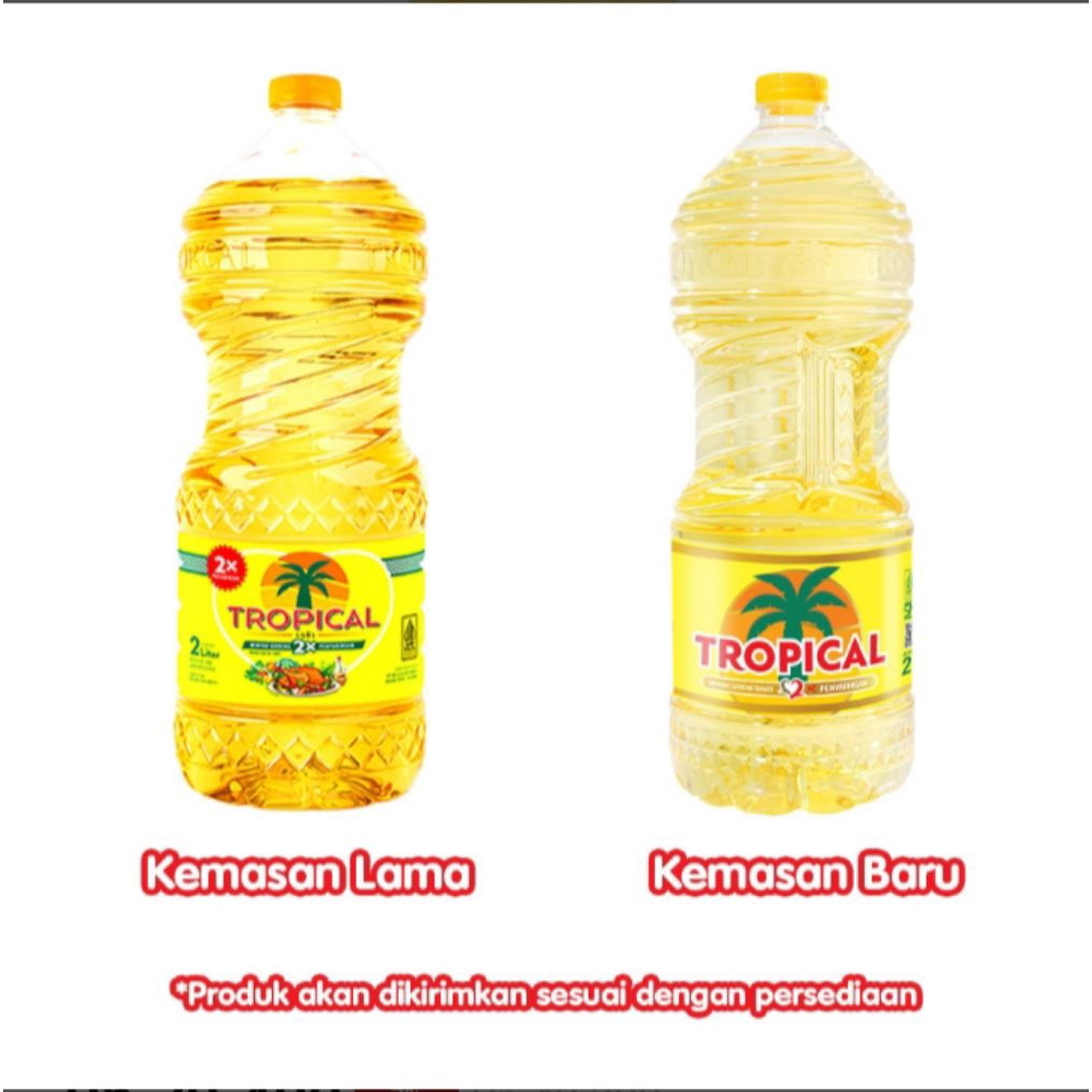 

tropical minyak goreng kemasan 2ltr