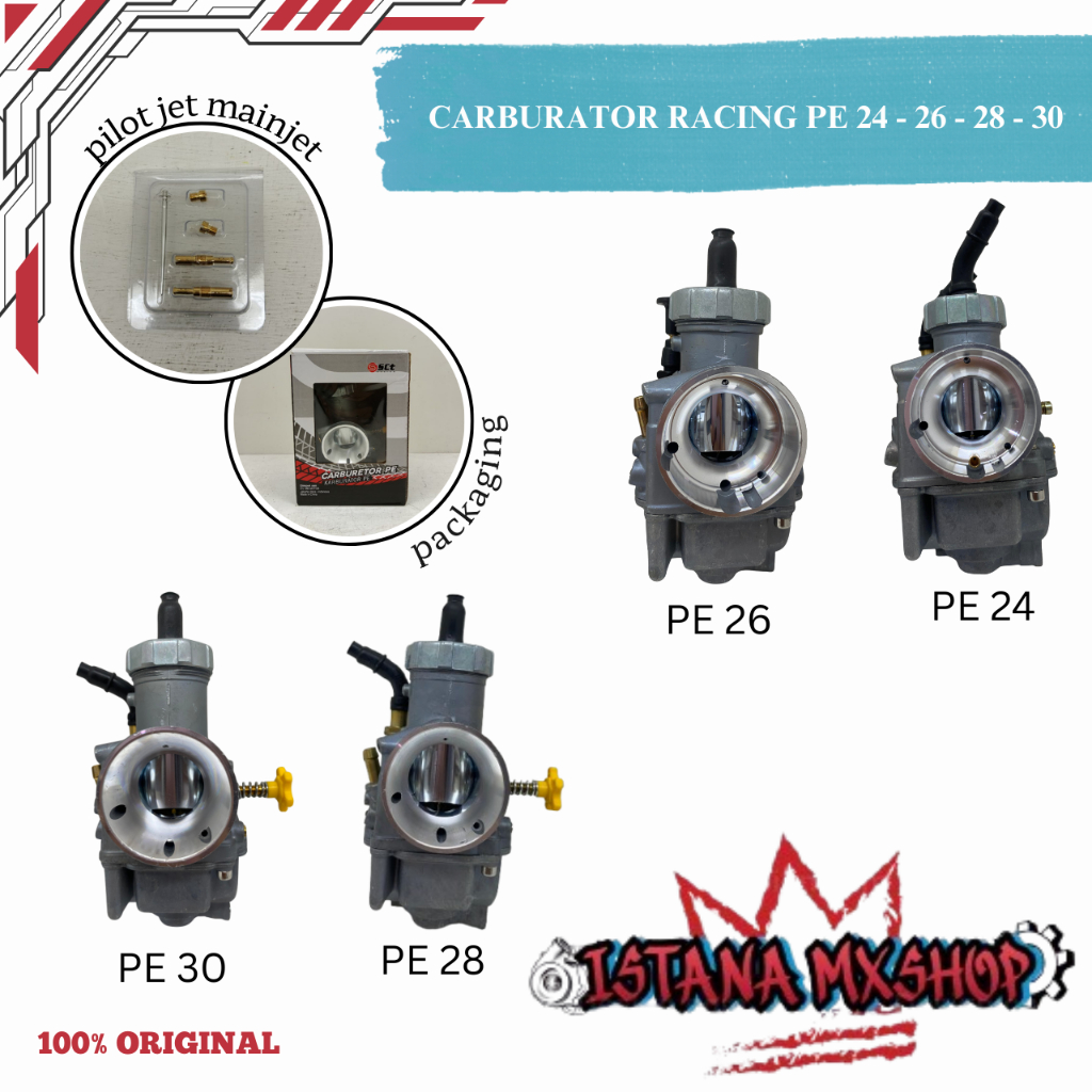 Carburator scarlet racing  PE 24 26 28 30 A class karbu scarlet racing ORI 100%