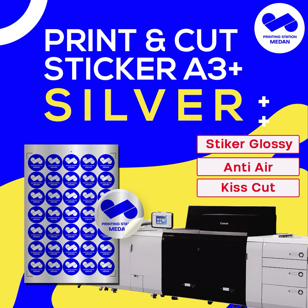 

Cetak Print, Cut dan Lamit Sticker Silver A3+ Cepat, Murah dan Berkualitas