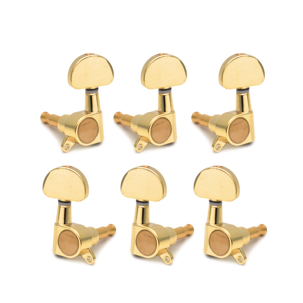 Dryer gitar Grover Style 3R-3L | Tuner Gitar Machine Head Guitar Tuning Peg Grover Style - Gold
