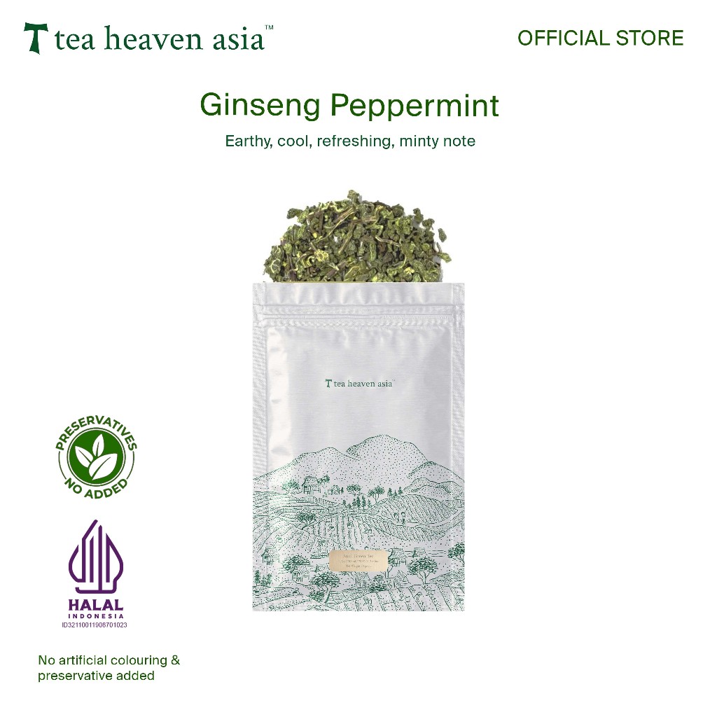 

Tea Heaven Ginseng Peppermint 15gr
