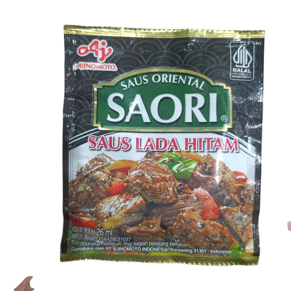 

Saori Lada Hitam Saus Oriental Ajinomoto 26ml Saos Blackpepper