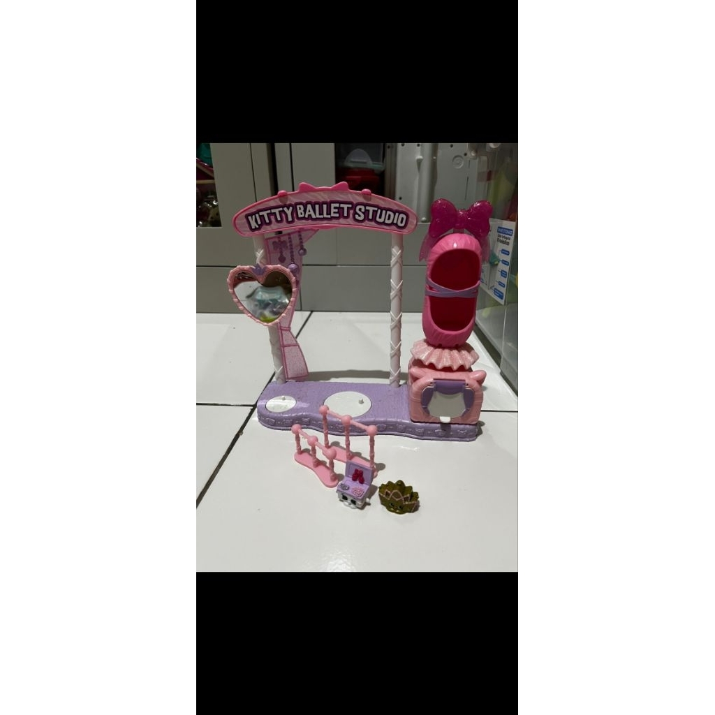 preloved shopkins kitty ballet studio