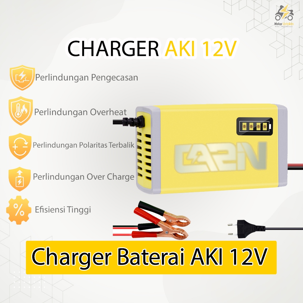 Charger AKI 12V Charger AKI Portable