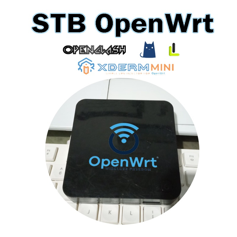 STB Openwrt B860H V1/V2 Sudah diUnlock dan Root Firmware OpenWrt Reyre / STB Openwrt