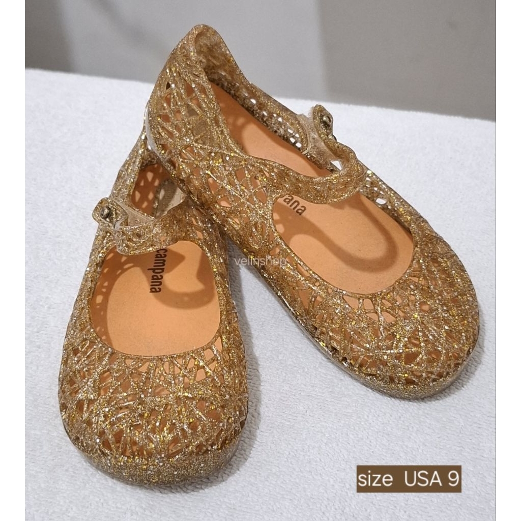 PRELOVED MINI MELISSA CAMPANA ORIGINAL sepatu jelly anak perempuan