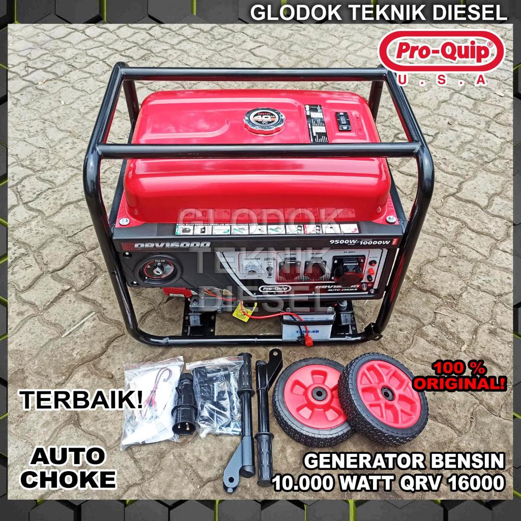 Proquip Gasoline Genset Generator 10000 9500 Watt 3 & 1 Phase QRV 16000 Bensin Genset QRV16000