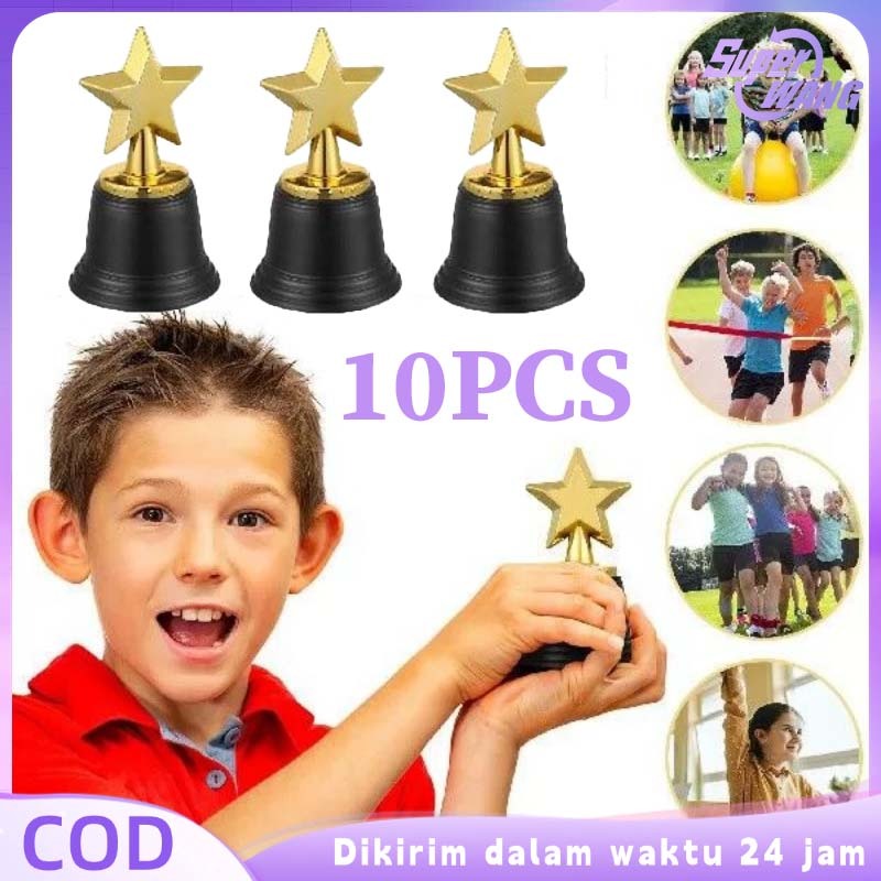 10pcs Piala Trophy Anak 12cm Trophy Piala Anak Piala Mini Piala Award Piala Penghargaan