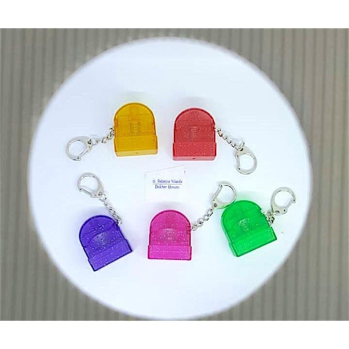 

Custom Stamp Stempel Profesi Ganci Transparan