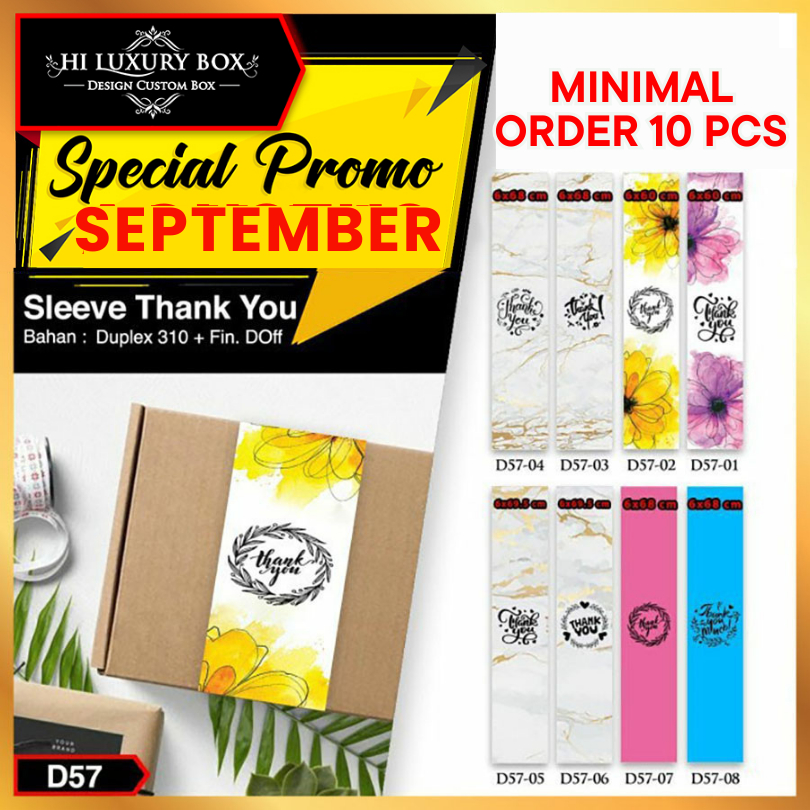 

Sleeve Murah|Thankyou|Paperbelt|Box|Hiasan|D57