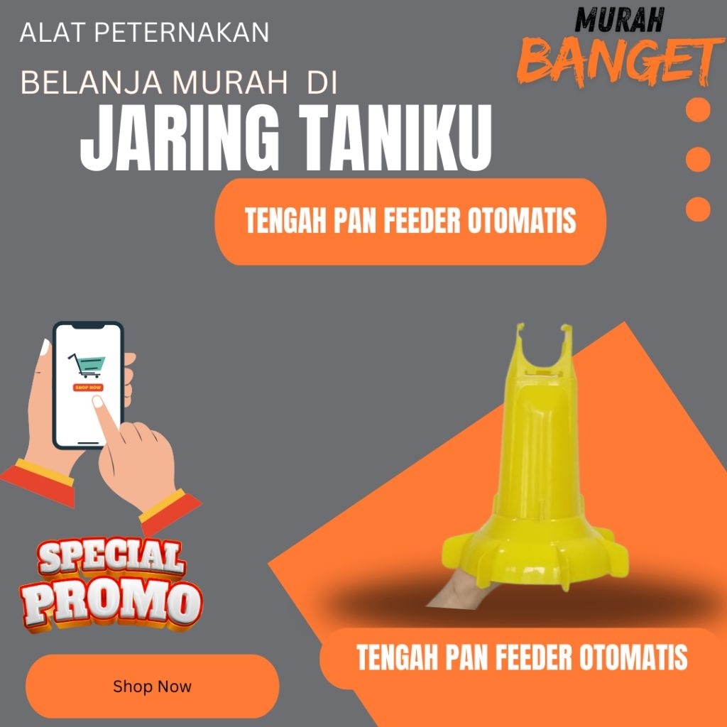 TENGAH PAN FEEDER OTOMATIS / PART PAKAN AYAM OTOMATIS