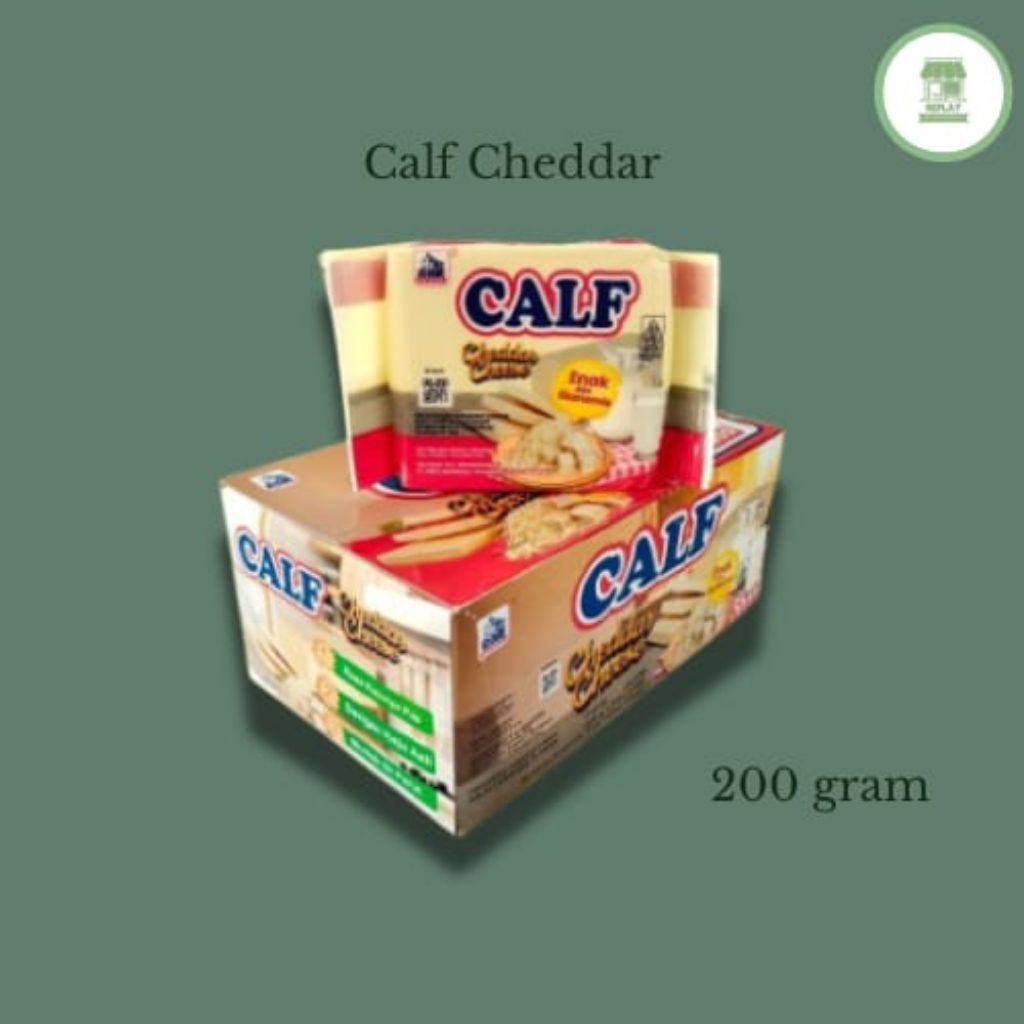 

KEJU CALF CHEDDAR KEMASAN 200GR