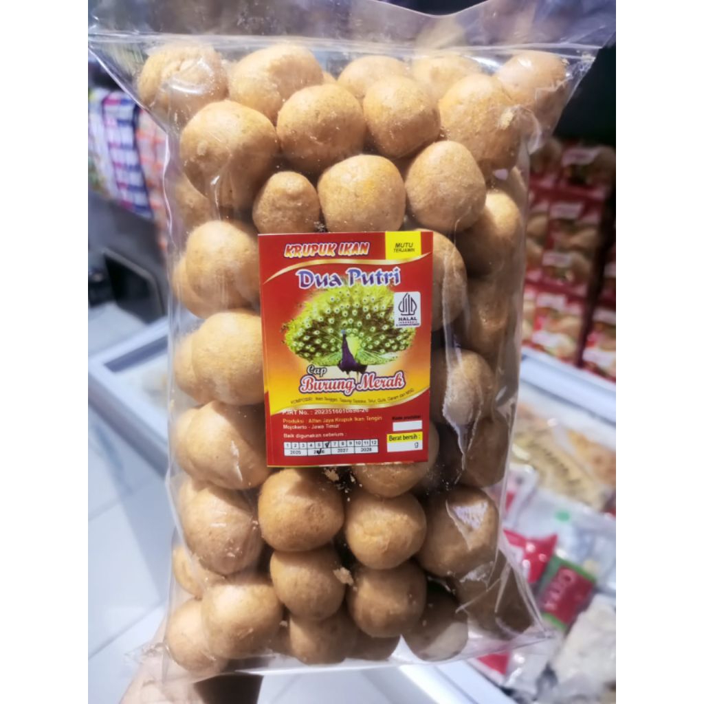 

Kerupuk Ikan Tenggiri Dua Putri 130Gr