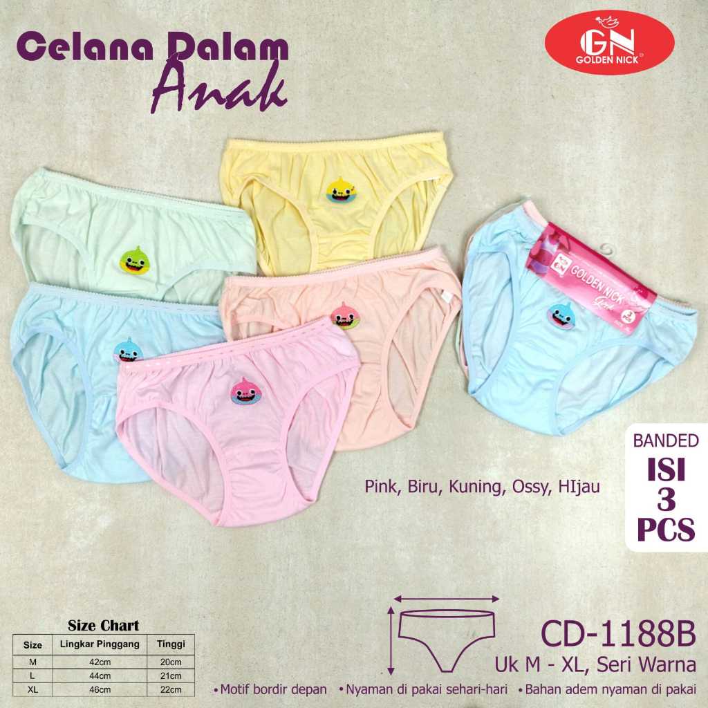 Celana Dalam Anak Cewek Golden Nick 1188