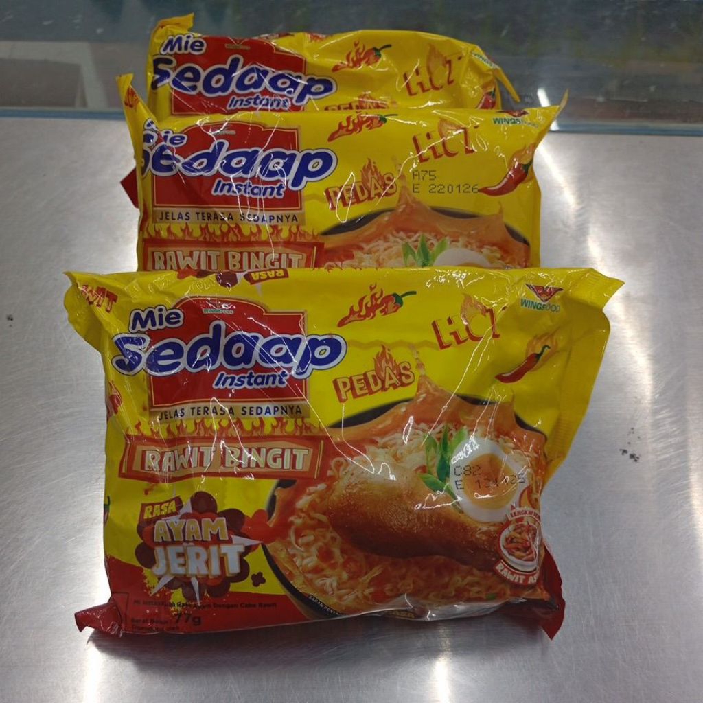 

Sedaap Ayam Jerit 77gr 5pcs