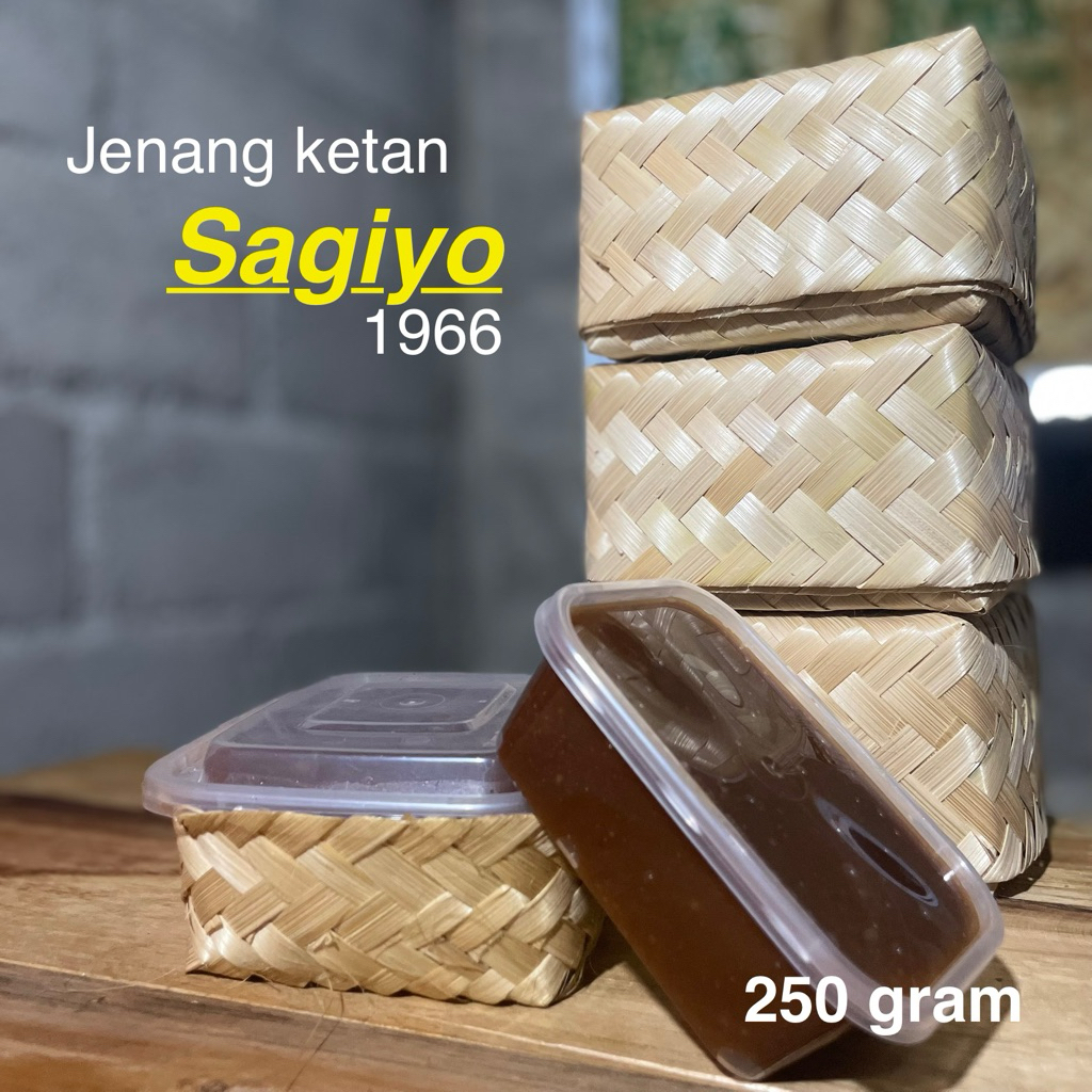 

jenang/dodol ketan shagiyo 19966 kemasan 250gram