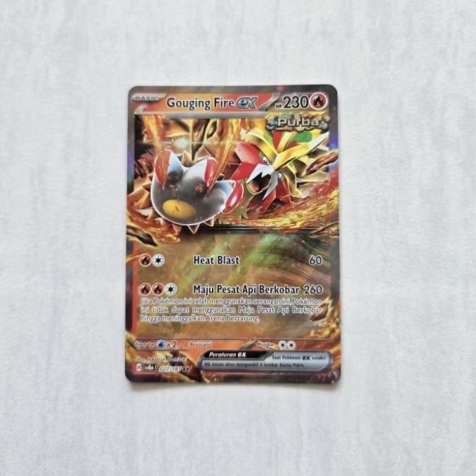 Gouging Fire ex RR sv8a 027/187 - Kartu Pokemon TCG Indonesia