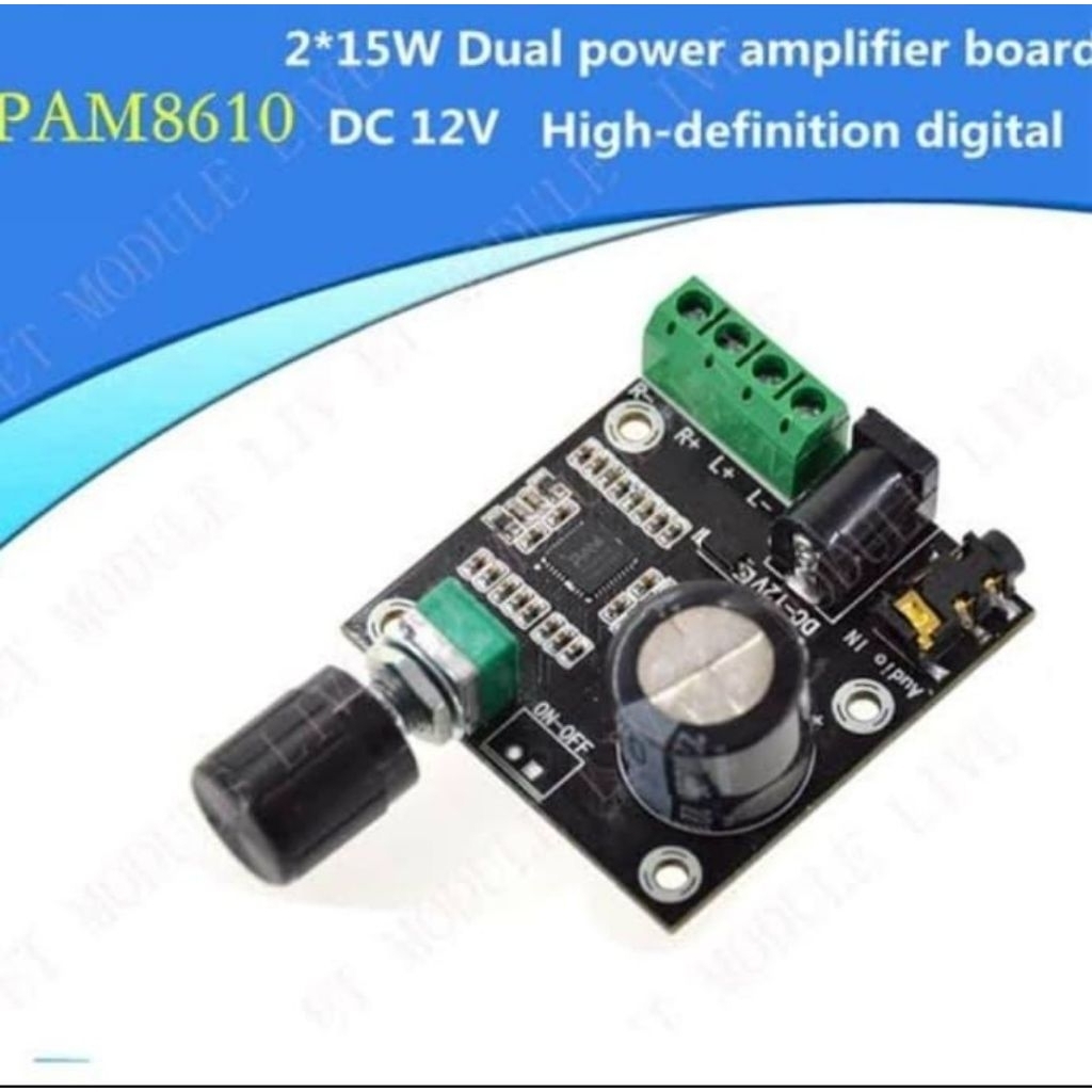 PAM8610 Amplifier Board PAM 8610 Sound Good Quality 12V With Potensio