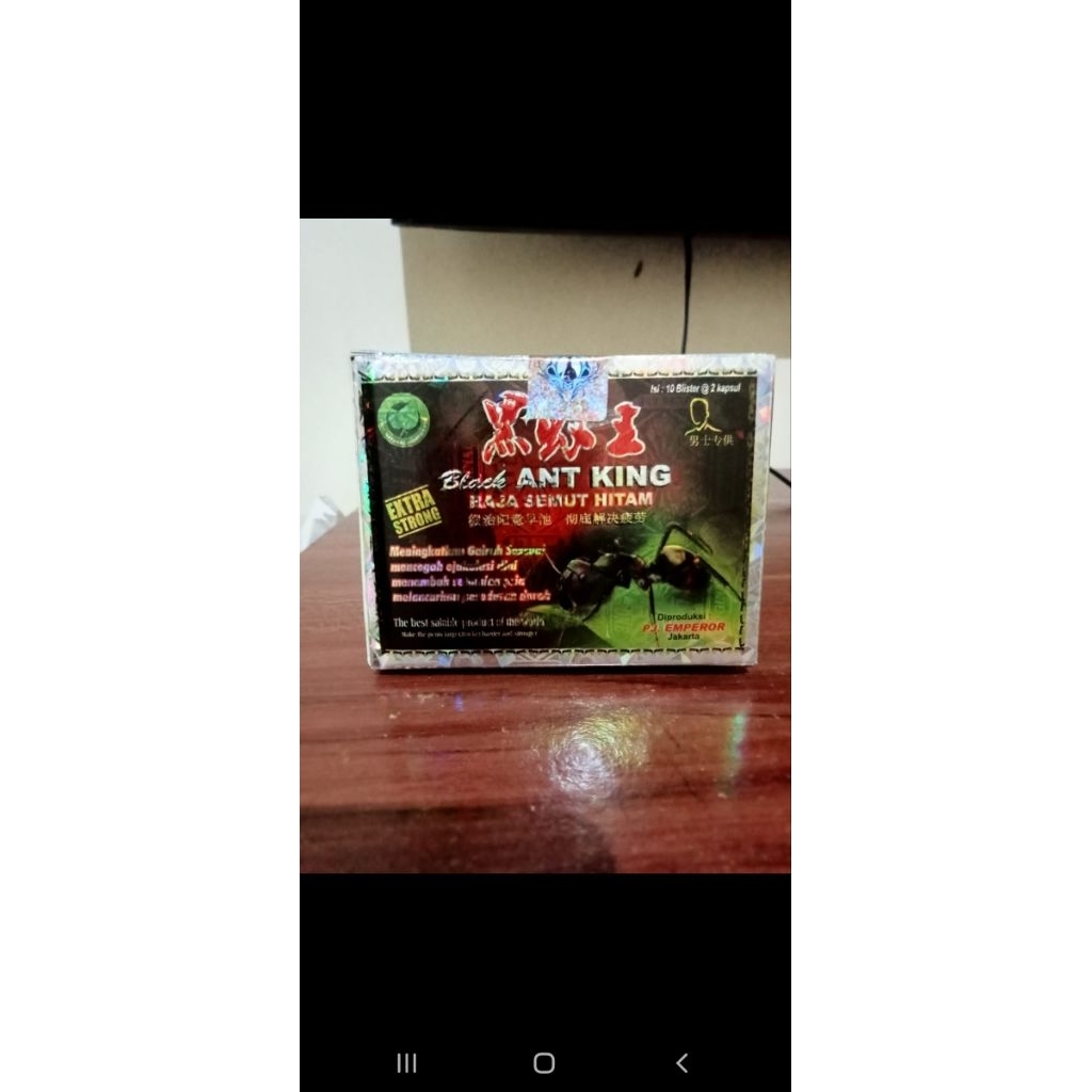 kapsule stamina black ant king