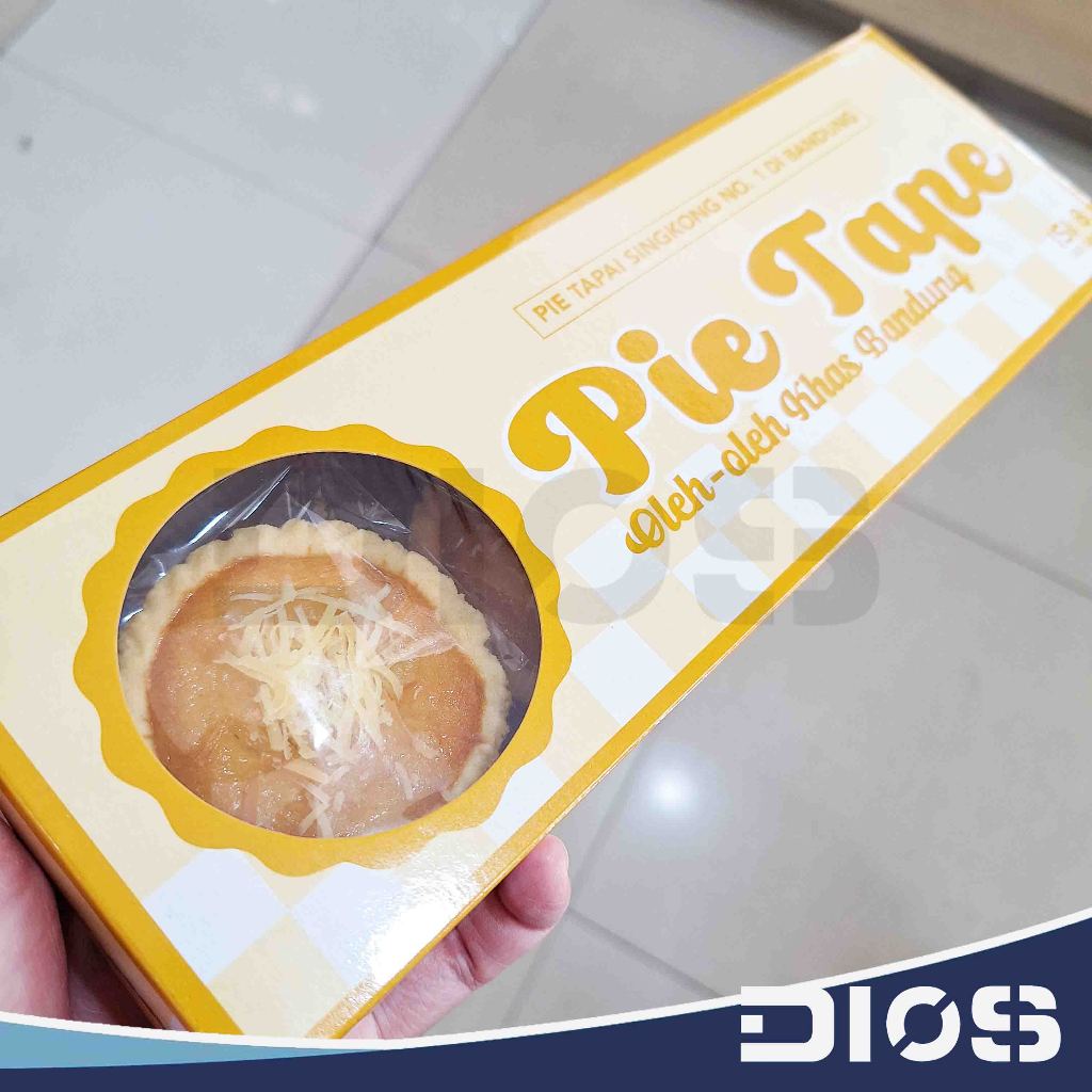 

Pie Tape Singkong Keju 300gr per box isi 8 pcs Halal Oleh-Oleh Khas Bandung