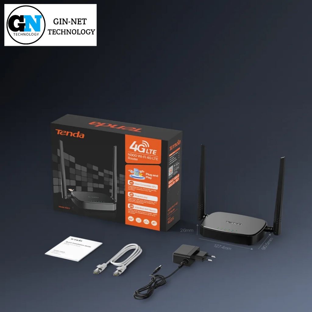 Tenda 4G05 N300 Modem 4G LTE  Wireless Router SIM Card All Operator