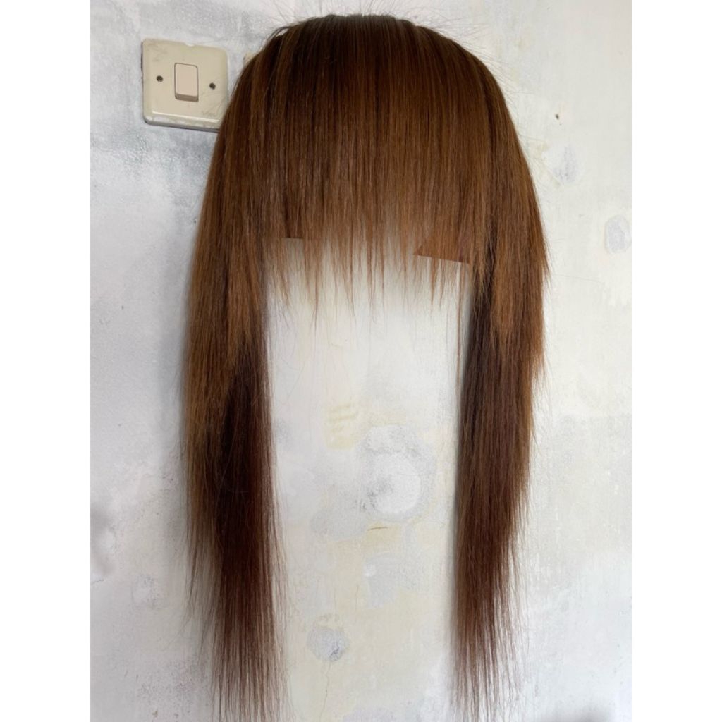 Bando Barong Rambut Barong Panjang Tebal Coklat Kuda