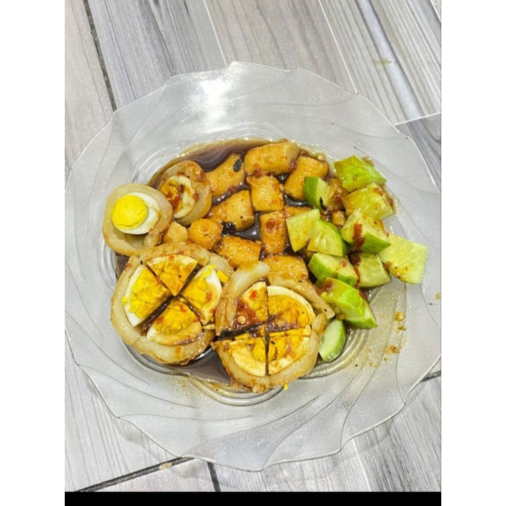 

pempek dos enak kenyal nikmat 1 porsi plus bumbu