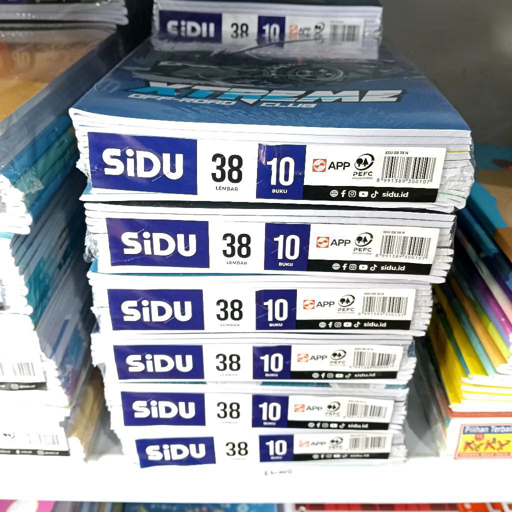 

Buku Tulis Sidu 38 Lembar (1 Pack 10 Buku)