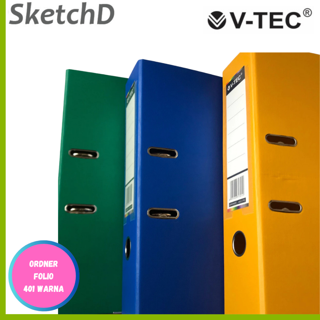 

Map Ordner Folio 401 Lebar V-tec Odner Warna Vtec