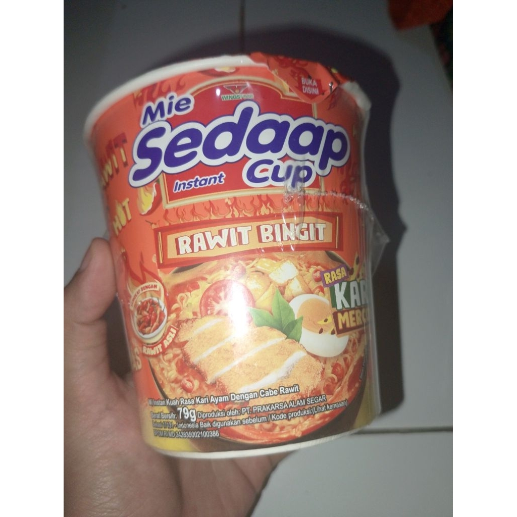 

Mie Sedaap Cup Rawit Bingit 79gr