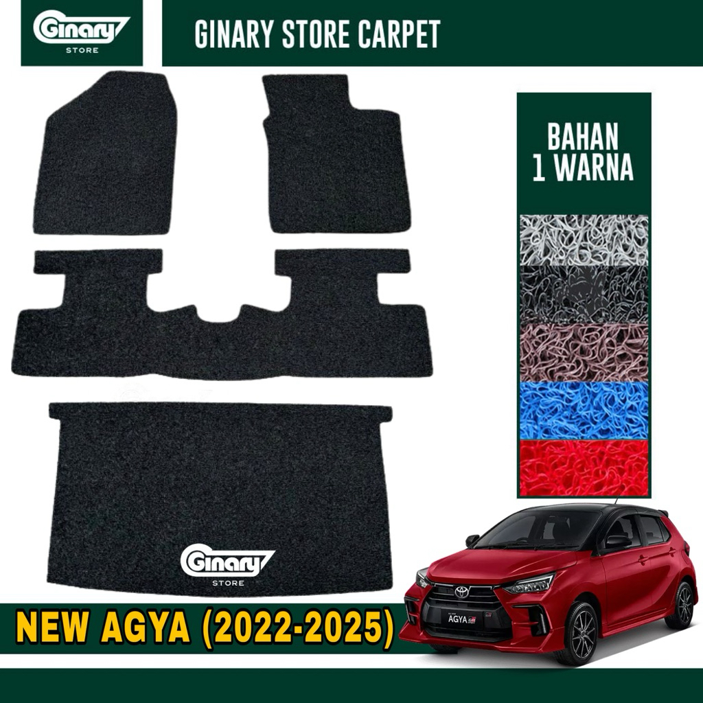 Karpet Mobil Mie Toyota AGYA 2022-2025 / Karpet Mie Mobil Toyota AGYA 2022-2025