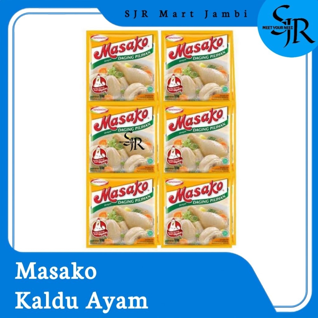 

Masako Bubuk Rasa Ayam 8gr | Kemasan sachet/renceng