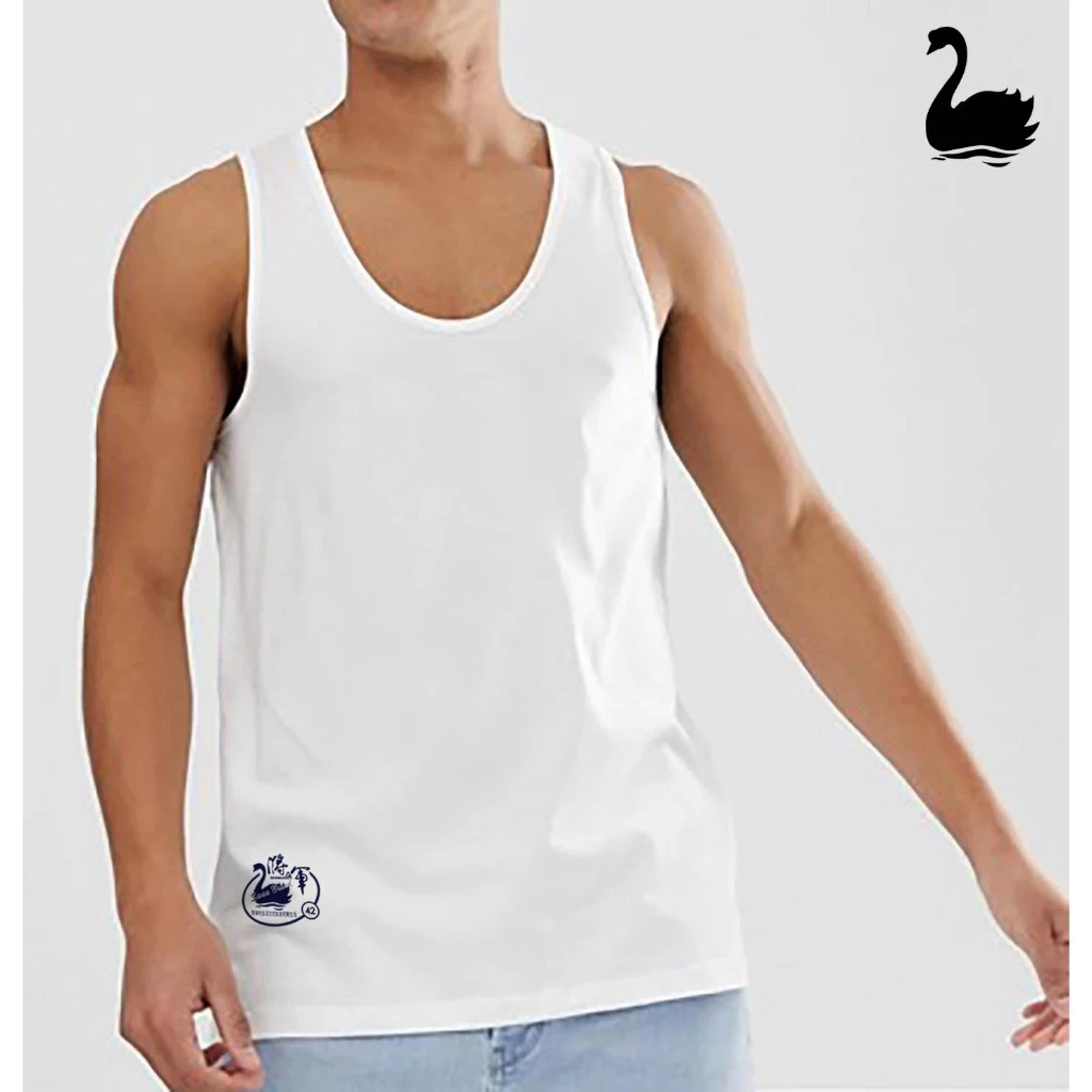 Singlet Swan Putih | Singlet Swan Brand 34, 36, 38, 40, 42 Kaos Dalam Singlet Pria