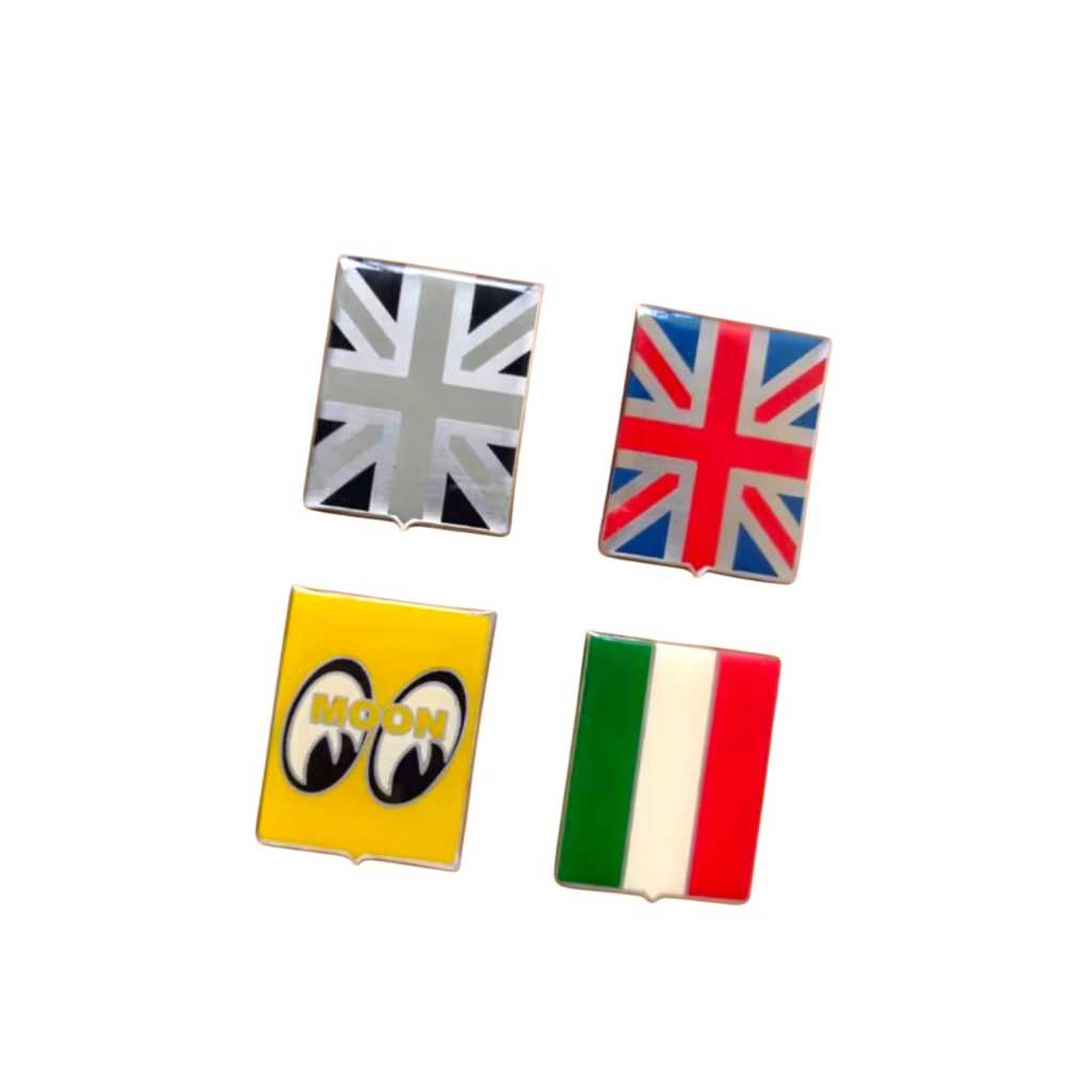 Emblem logo vespa variasi layar hidung depan vespa matic dan vespa vbb vnb super 66