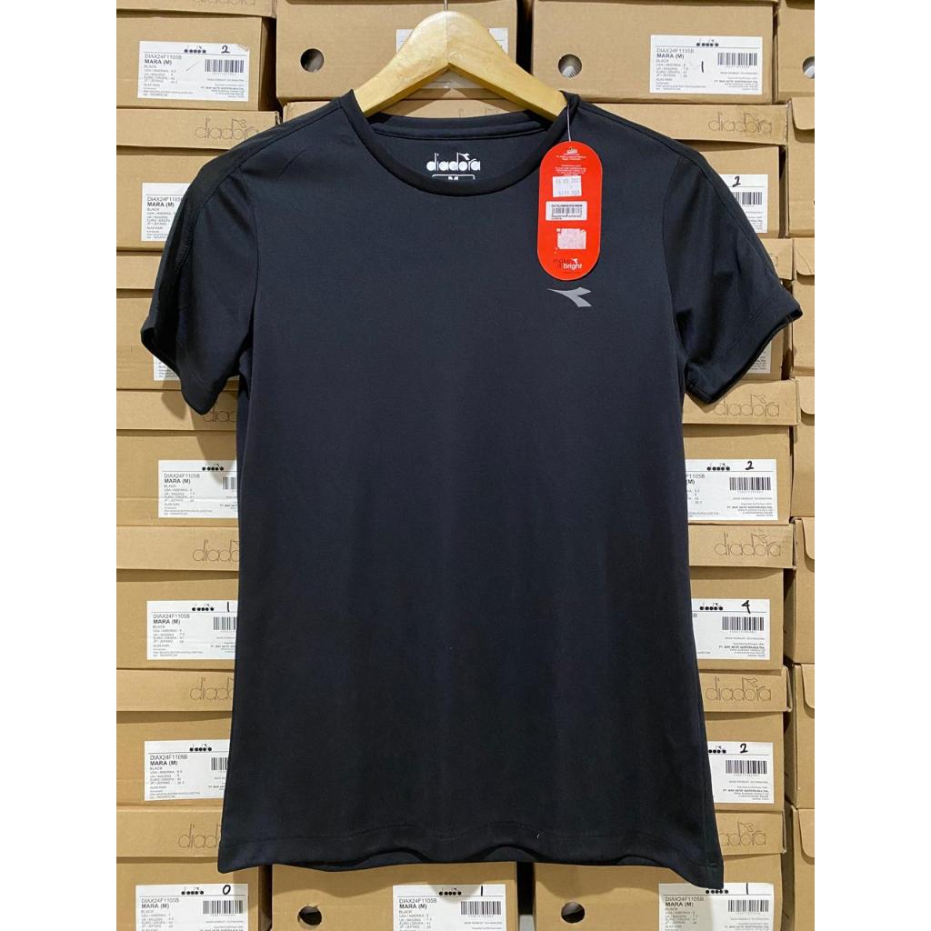 Diadora Gazin T-shirt DIATSL23044B Kaos Wanita Original