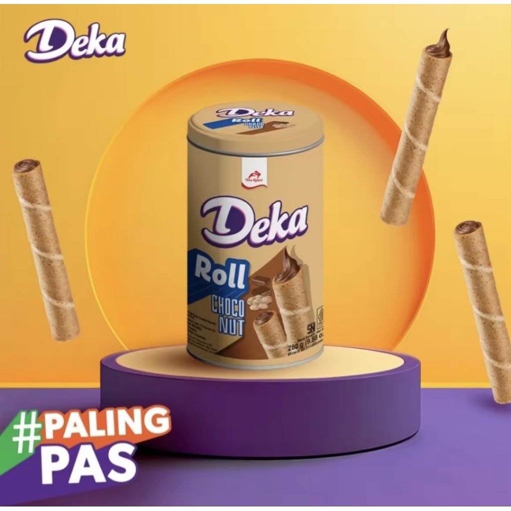 

Deka Roll Choco Nut Kemasan Kaleng 280 g Murah