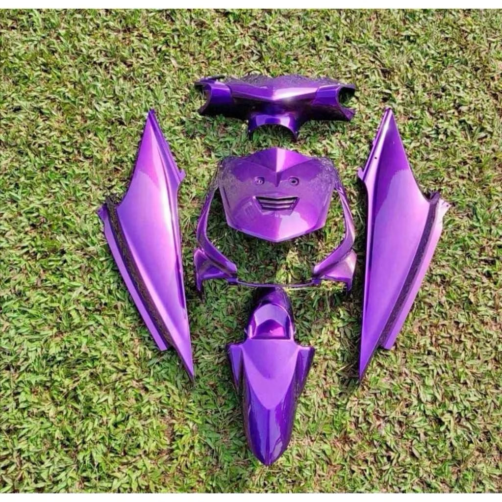 Full Set Cover Body Honda Beat Lama Old Karbu Bodi Set Beat Lama Karbu Ungu Terlaris Termurah