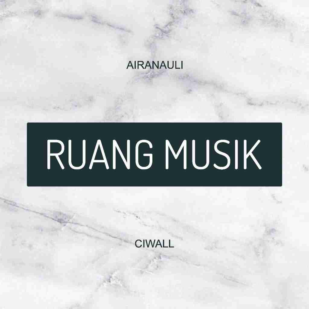 Akrilik Sign RUANG MUSIK | Papan Nama Acrylic Hitam Tulisan Putih Petunjuk Tempel Plang Plakat Info